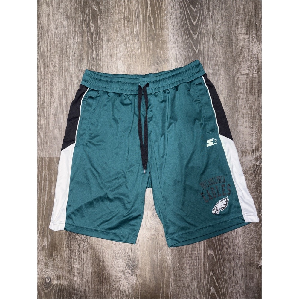Vintage 90s Starter Black Label GIII NFL Philadelphia Eagles Shorts Men's XL Y2K